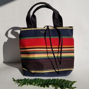 Kate Spade Stripe Multi-Colored Purse